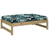 NNEVL Garden Footstool 120x80 cm Impregnated Wood Pine