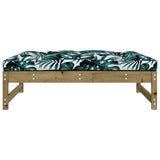NNEVL Garden Footstool 120x80 cm Impregnated Wood Pine