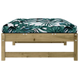 NNEVL Garden Footstool 120x80 cm Impregnated Wood Pine