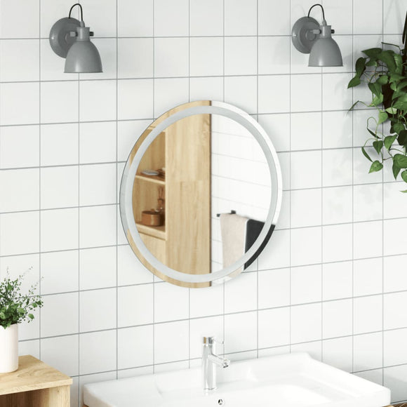 NNEVL LED Bathroom Mirror 60 cm Round