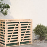 NNEVL Wheelie Bin Storage Extension Solid Wood Pine