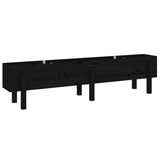 NNEVL Garden Raised Bed Black 160x30x38 cm Solid Wood Pine