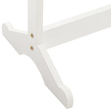 NNEVL Mirror Jewellery Cabinet with LED Lights Free Standing White