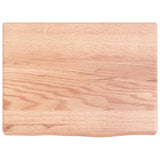 NNEVL Wall Shelf Light Brown 40x30x(2-4) cm Treated Solid Wood Oak