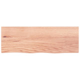 NNEVL Wall Shelf Light Brown 80x30x2 cm Treated Solid Wood Oak