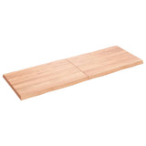 NNEVL Table Top Light Brown 140x50x(2-4)cm Treated Solid Wood Live Edge