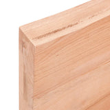 NNEVL Table Top Light Brown 140x50x(2-6)cm Treated Solid Wood Live Edge