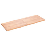 NNEVL Table Top Light Brown 160x60x(2-4)cm Treated Solid Wood Live Edge