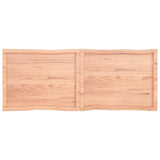 NNEVL Table Top Light Brown 160x60x(2-4)cm Treated Solid Wood Live Edge