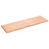 NNEVL Table Top Light Brown 180x60x(2-6)cm Treated Solid Wood Live Edge