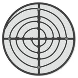 NNEVL 3 Piece Garden Dining Set Black Poly Rattan