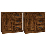 NNEVL Sideboards 2 pcs Smoked Oak Engineered Wood