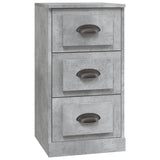NNEVL Sideboards 3 pcs Concrete Grey Engineered Wood