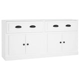 NNEVL Sideboards 2 pcs White Engineered Wood