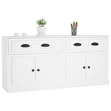 NNEVL Sideboards 2 pcs White Engineered Wood