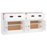 NNEVL Sideboards 2 pcs White Engineered Wood