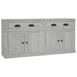 NNEVL Sideboards 2 pcs Grey Sonoma Engineered Wood