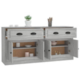NNEVL Sideboards 2 pcs Grey Sonoma Engineered Wood