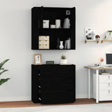 NNEVL Highboard Black Engineered Wood