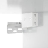 NNEVL Highboard High Gloss White Engineered Wood