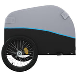 NNEVL Bike Cargo Trailer Black and Blue 45 kg Iron
