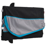 NNEVL Bike Cargo Trailer Black and Blue 45 kg Iron