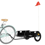 NNEVL Cargo Bike Trailer Black Oxford Fabric and Iron