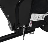 NNEVL Cargo Bike Trailer Black Oxford Fabric and Iron