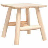 NNEVL 3 Piece Garden Lounge Set Solid Wood Spruce