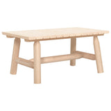 NNEVL 4 Piece Garden Lounge Set Solid Wood Spruce