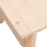 NNEVL 4 Piece Garden Lounge Set Solid Wood Spruce