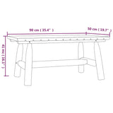 NNEVL 5 Piece Garden Lounge Set Solid Wood Spruce