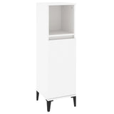 NNEVL 3 Piece Bathroom Cabinet Set White Engineered Wood