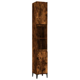 NNEVL 3 Piece Bathroom Cabinet Set Smoked Oak Engineered Wood