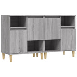 NNEVL Sideboards 2 pcs Grey Sonoma 60x35x70 cm Engineered Wood