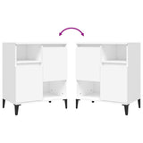 NNEVL Sideboards 2 pcs White 60x35x70 cm Engineered Wood