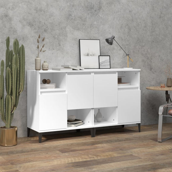 NNEVL Sideboards 2 pcs White 60x35x70 cm Engineered Wood