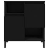 NNEVL Sideboards 3 pcs Black 60x35x70 cm Engineered Wood