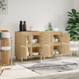NNEVL Sideboards 2 pcs Sonoma Oak 60x35x70 cm Engineered Wood