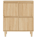 NNEVL Sideboards 2 pcs Sonoma Oak 60x35x70 cm Engineered Wood
