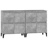 NNEVL Sideboard 2 pcs Concrete Grey 60x35x70 cm Engineered Wood