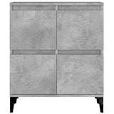 NNEVL Sideboard 2 pcs Concrete Grey 60x35x70 cm Engineered Wood