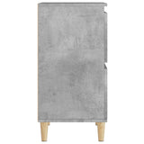 NNEVL Sideboards 3 pcs Concrete Grey 60x35x70 cm Engineered Wood
