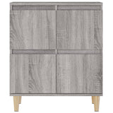NNEVL Sideboards 3 pcs Grey Sonoma 60x35x70 cm Engineered Wood