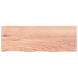 NNEVL Bathroom Countertop Light Brown 80x30x4 cm Treated Solid Wood