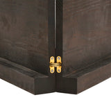 NNEVL Bathroom Countertop Dark Grey 120x50x6 cm Treated Solid Wood