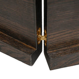 NNEVL Bathroom Countertop Dark Grey 160x60x4 cm Treated Solid Wood