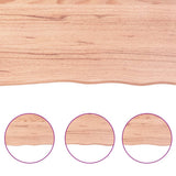 NNEVL Table Top Light Brown 60x50x4 cm Treated Solid Wood Oak