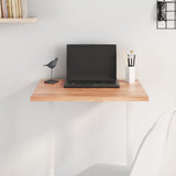 NNEVL Table Top Light Brown 60x60x2 cm Treated Solid Wood Oak