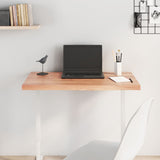 NNEVL Table Top Light Brown 80x60x4 cm Treated Solid Wood Oak